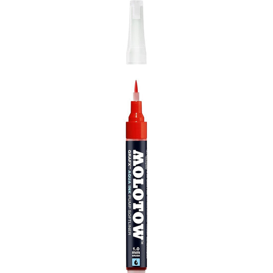 Molotow - Markers - Aqua - Pump - Softliner - #005 Vermillion 1mm