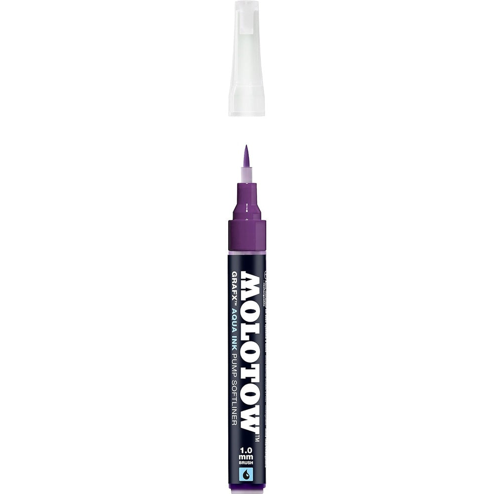 Molotow - Markers - Aqua - Pump - Softliner - #010 Purple 1mm