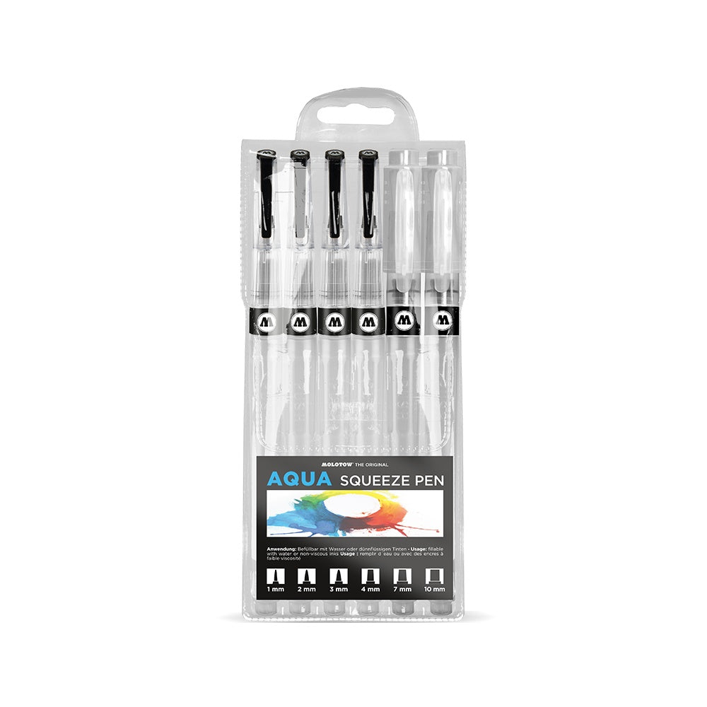 Molotow - Markers - Aqua - Squeeze - Emtpy Marker Easy Pack