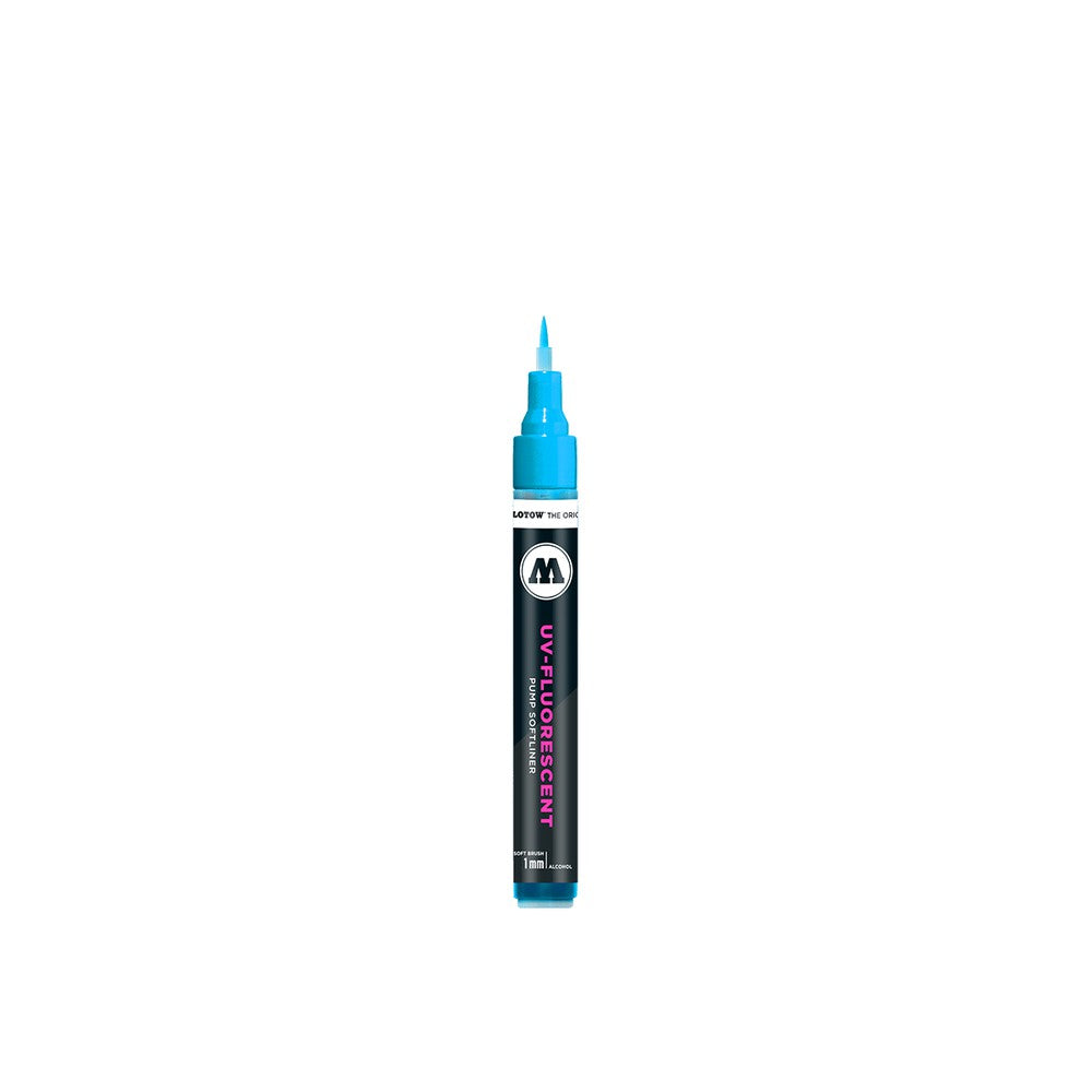 Molotow - Accessories - Pump Softliner Uv -Fluorescent 1mm -001 Blue