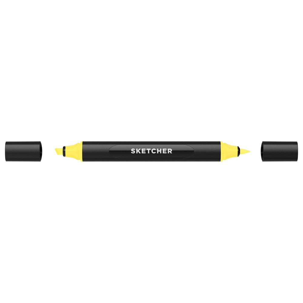 Molotow - Markers - Sketcher - Brush and Chisel - Lemon Yellow