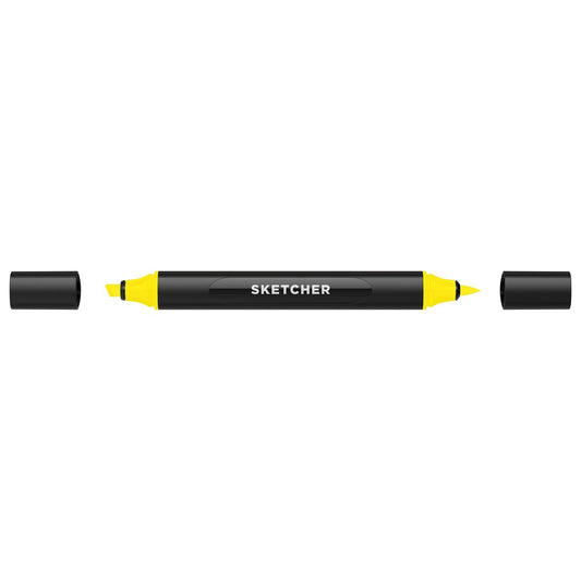 Molotow - Markers - Sketcher - Brush and Chisel - Yellow