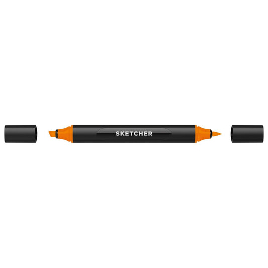 Molotow - Markers - Sketcher - Brush and Chisel - Orange