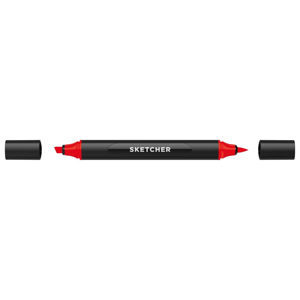 Molotow - Markers - Sketcher - Brush and Chisel - Deep Red
