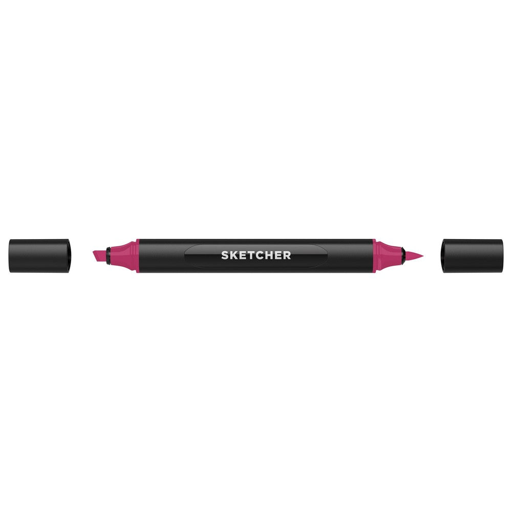 Molotow - Markers - Sketcher - Brush and Chisel - Wine Red
