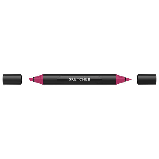 Molotow - Markers - Sketcher - Brush and Chisel - Wine Red