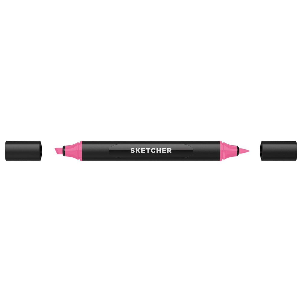Molotow - Markers - Sketcher - Brush and Chisel - Shock Pink Middle