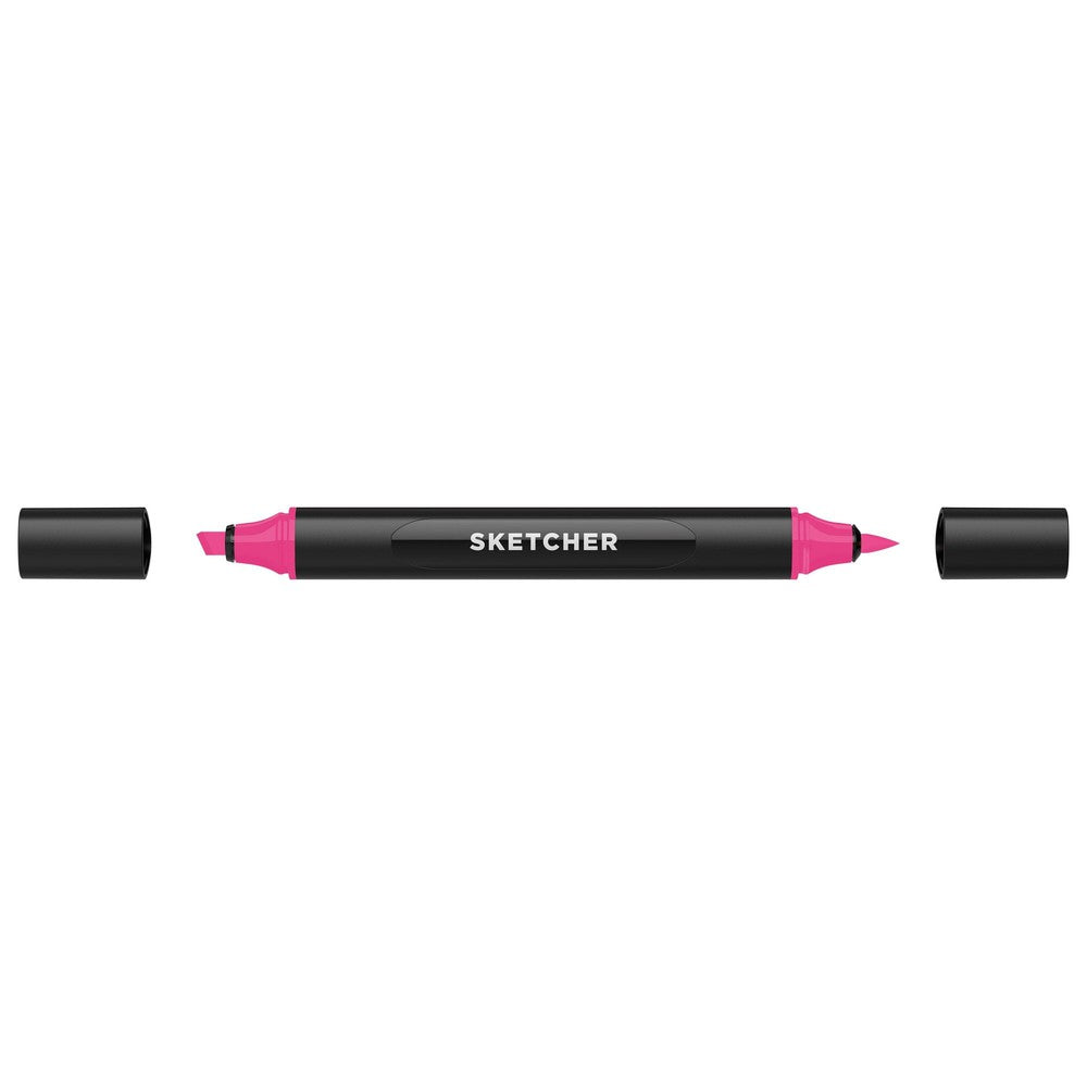 Molotow - Markers - Sketcher - Brush and Chisel - Shock Pink