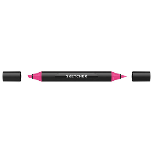 Molotow - Markers - Sketcher - Brush and Chisel - Shock Pink