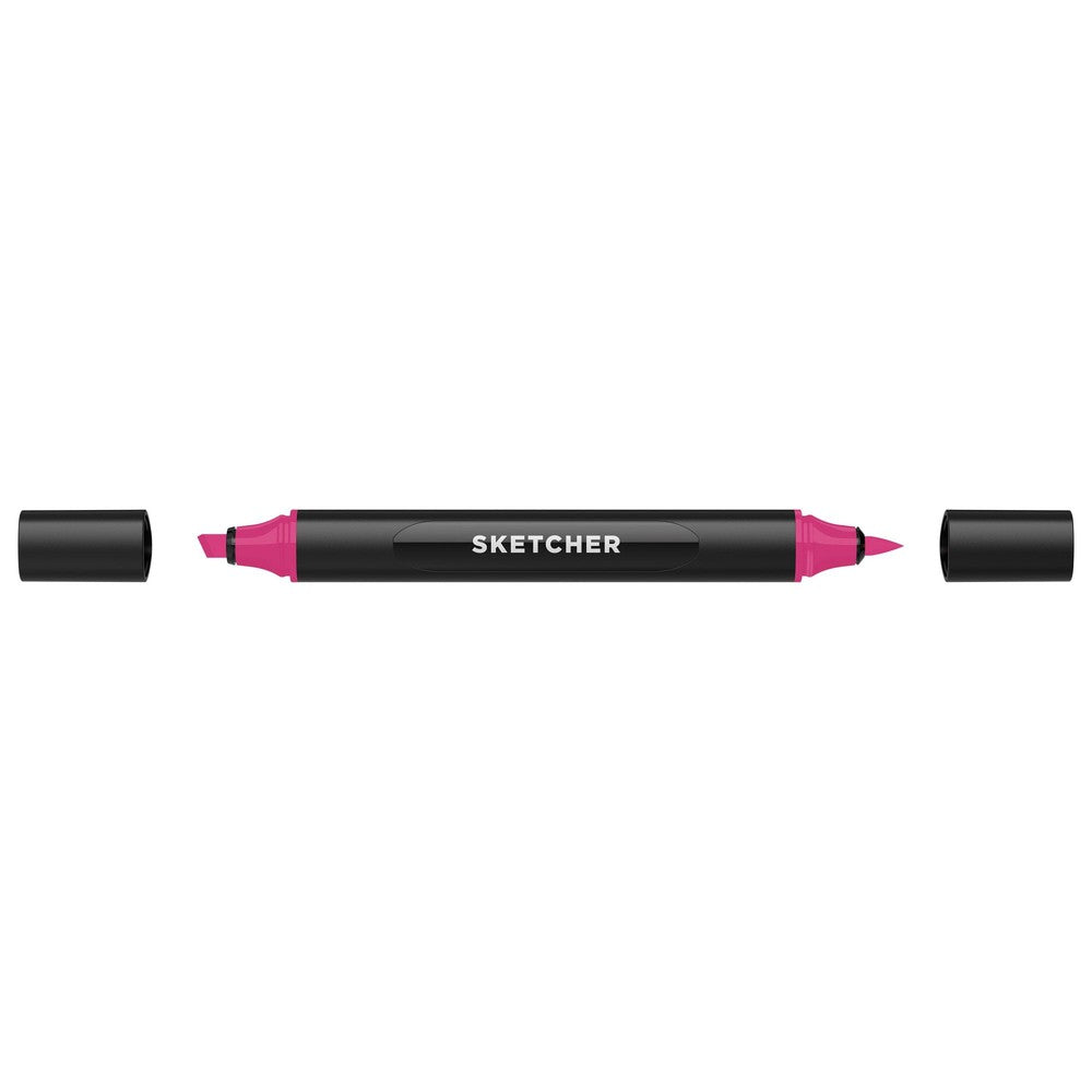 Molotow - Markers - Sketcher - Brush and Chisel - Shock Pink Dark