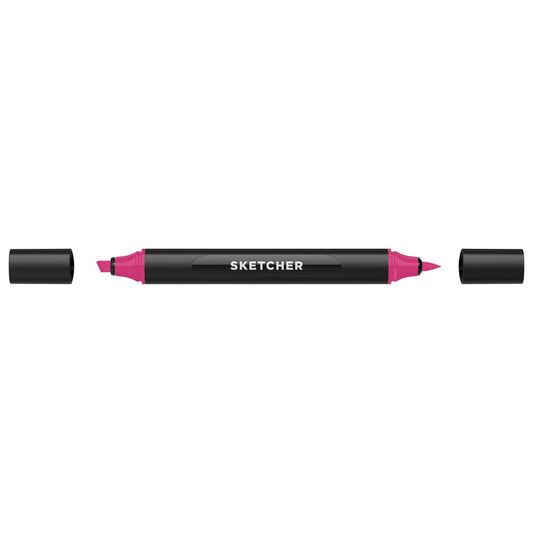 Molotow - Markers - Sketcher - Brush and Chisel - Shock Pink Dark