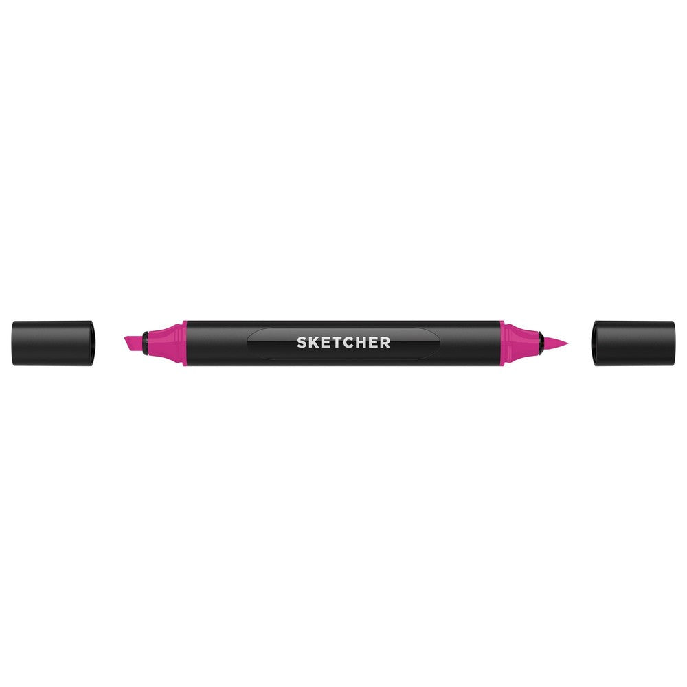 Molotow - Markers - Sketcher - Brush and Chisel - Deep Pink