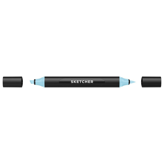 Molotow - Markers - Sketcher - Brush and Chisel - Crystal Blue