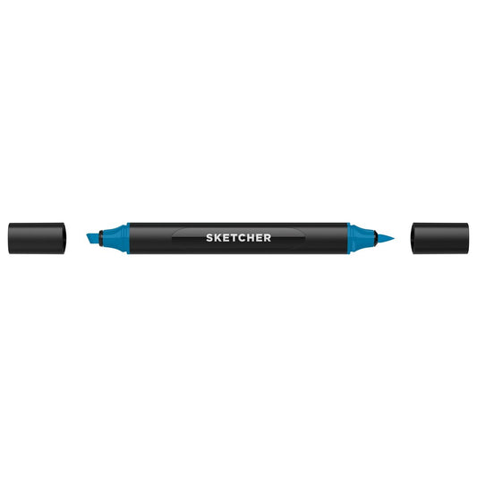 Molotow - Markers - Sketcher - Brush and Chisel - Brilliant Blue