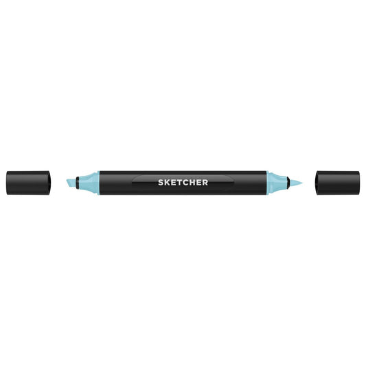Molotow - Markers - Sketcher - Brush and Chisel - Sky Blue Middle