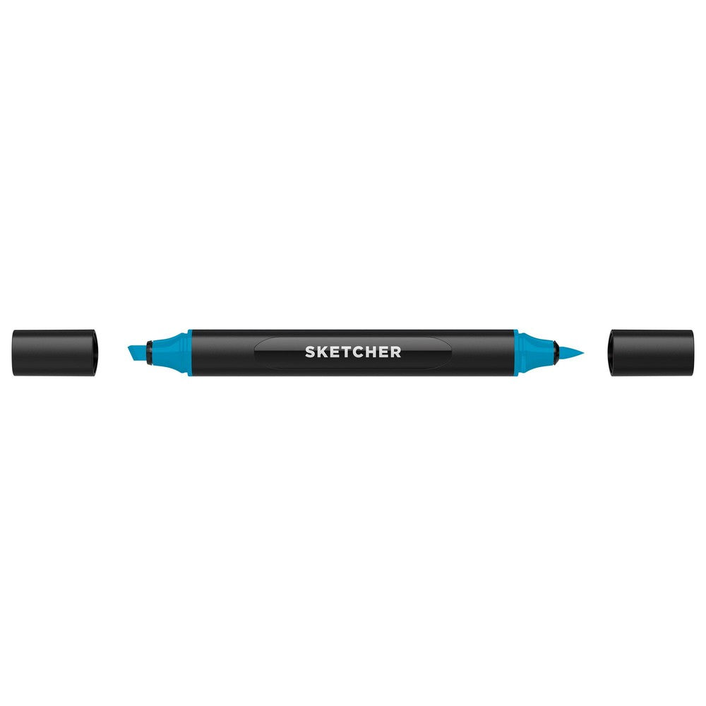 Molotow - Markers - Sketcher - Brush and Chisel - Sky Blue