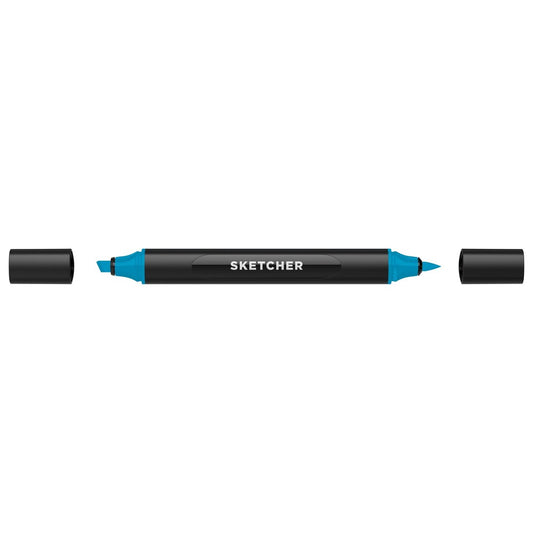 Molotow - Markers - Sketcher - Brush and Chisel - Sky Blue