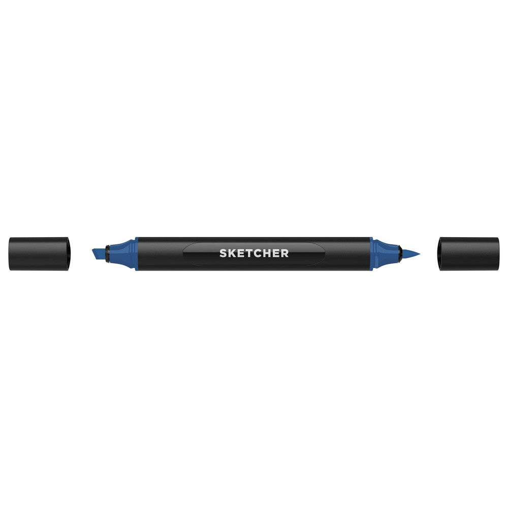 Molotow - Markers - Sketcher - Brush and Chisel - Prussian Blue