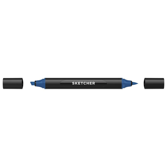 Molotow - Markers - Sketcher - Brush and Chisel - Prussian Blue