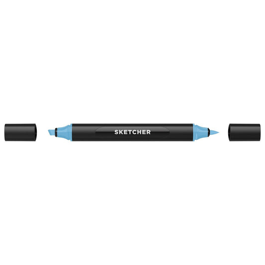 Molotow - Markers - Sketcher - Brush and Chisel - Jeans Blue Middle