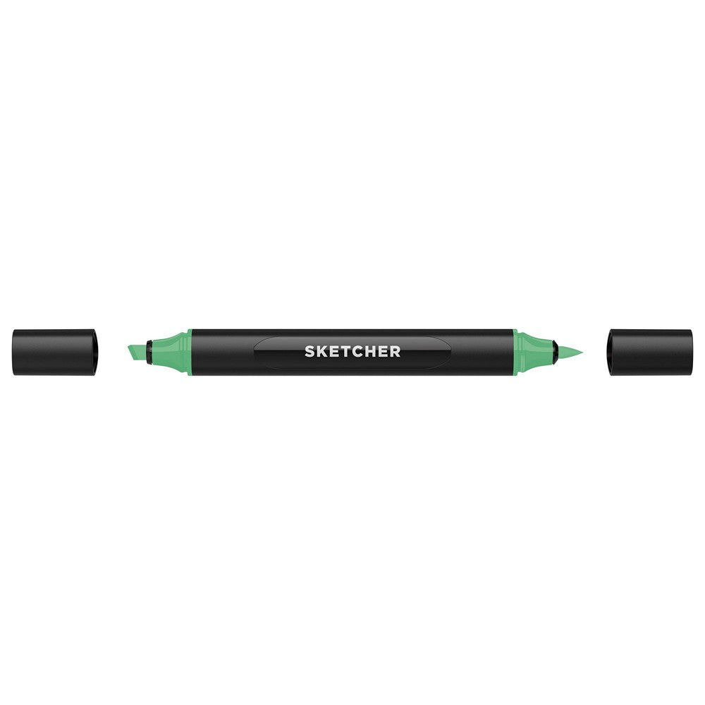 Molotow - Markers - Sketcher - Brush and Chisel - Emerald Middle