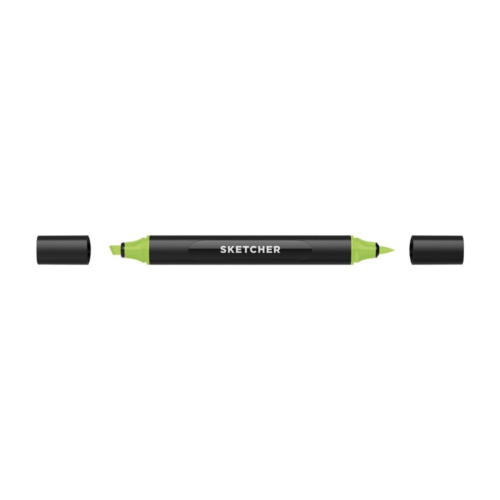 Molotow - Markers - Sketcher - Brush and Chisel - Lime Juice