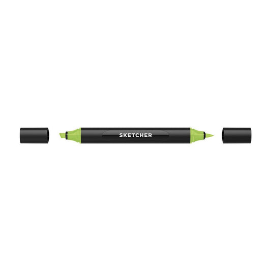 Molotow - Markers - Sketcher - Brush and Chisel - Lime Juice
