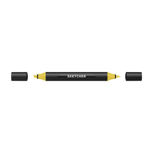 Molotow - Markers - Sketcher - Brush and Chisel - Mustard