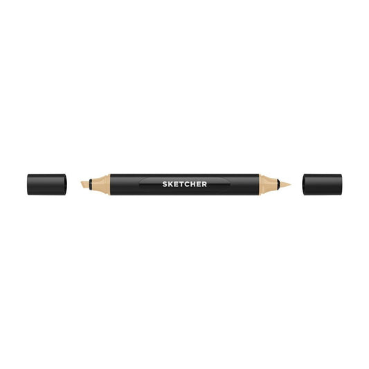 Molotow - Markers - Sketcher - Brush and Chisel - Milk Coffee Middle