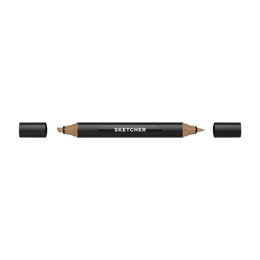 Molotow - Markers - Sketcher - Brush and Chisel - Burnt Sienna