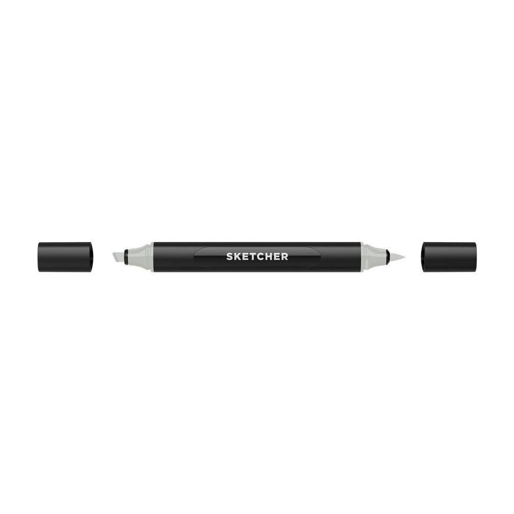 Molotow - Markers - Sketcher - Brush and Chisel - Green Grey 3