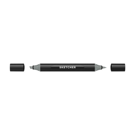 Molotow - Markers - Sketcher - Brush and Chisel - Green Grey 4