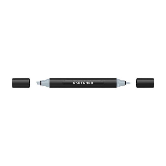 Molotow - Markers - Sketcher - Brush and Chisel - Cool Grey 3