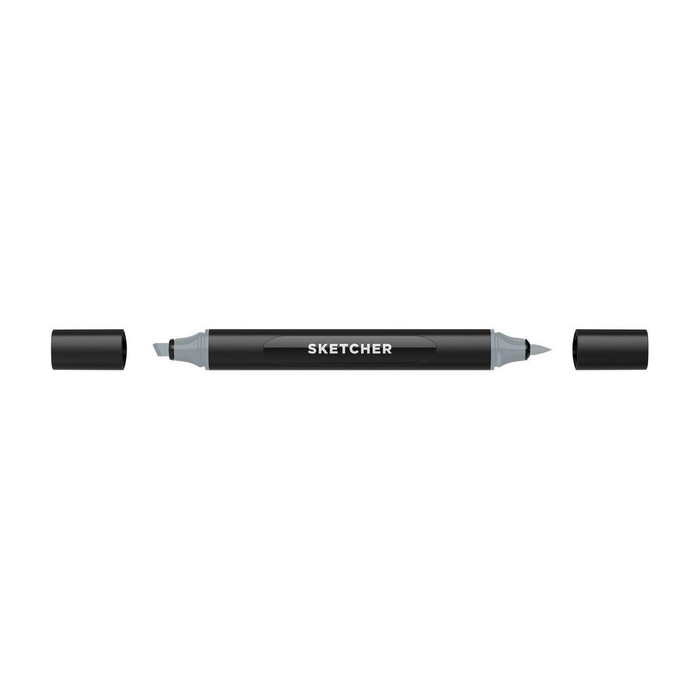 Molotow - Markers - Sketcher - Brush and Chisel - Cool Grey 4