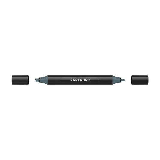 Molotow - Markers - Sketcher - Brush and Chisel - Cool Grey 5