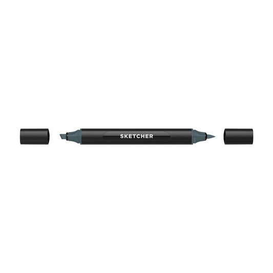Molotow - Markers - Sketcher - Brush and Chisel - Cool Grey 6