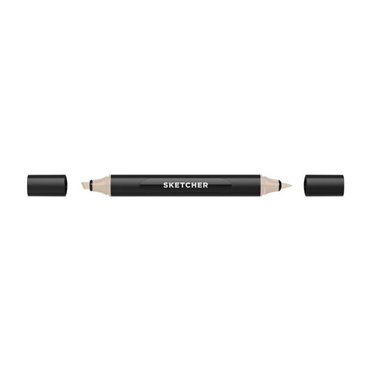 Molotow - Markers - Sketcher - Brush and Chisel - Warm Grey 2