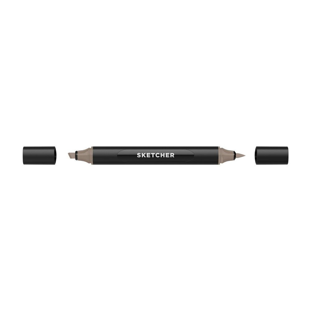Molotow - Markers - Sketcher - Brush and Chisel - Warm Grey 3