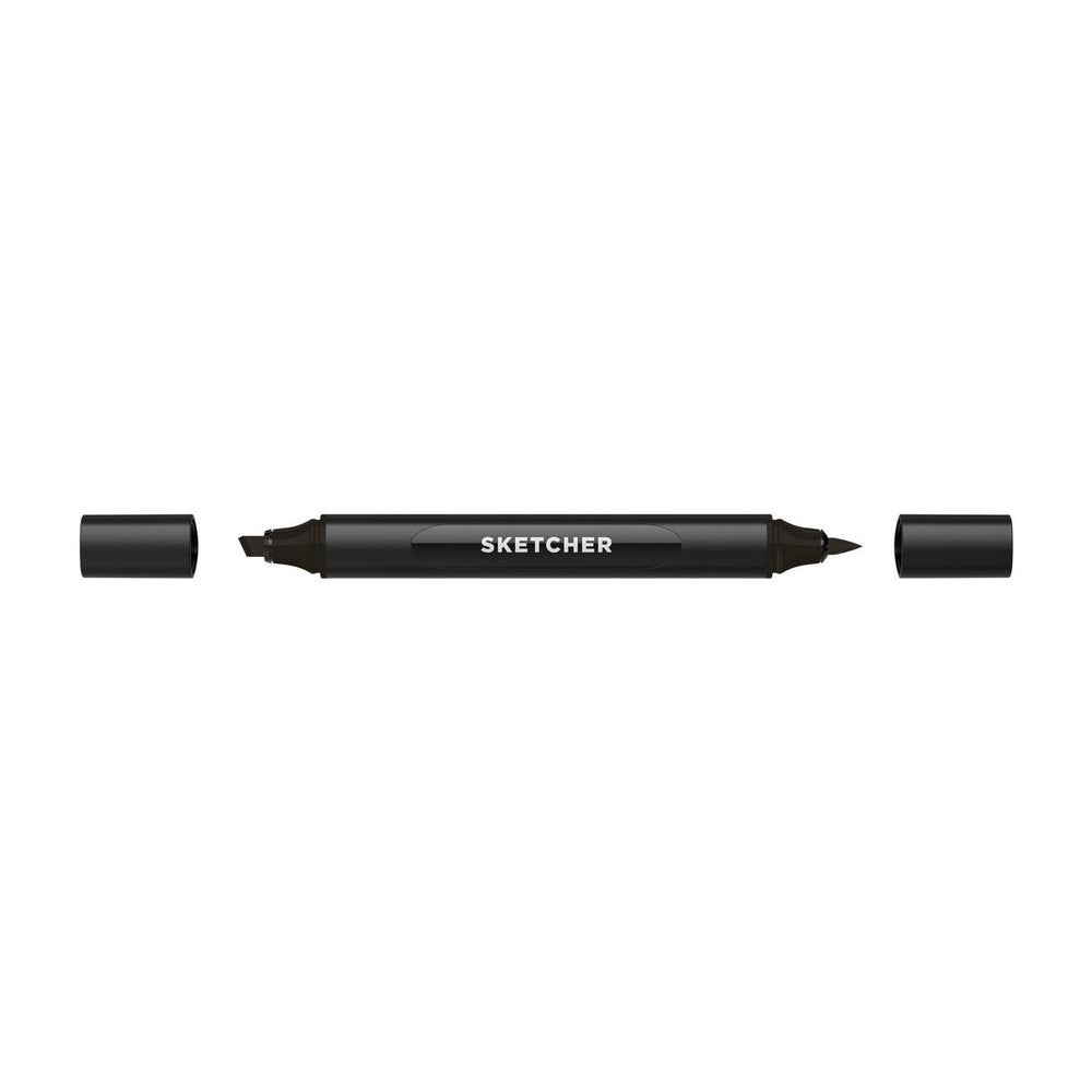 Molotow - Markers - Sketcher - Brush and Chisel - Black