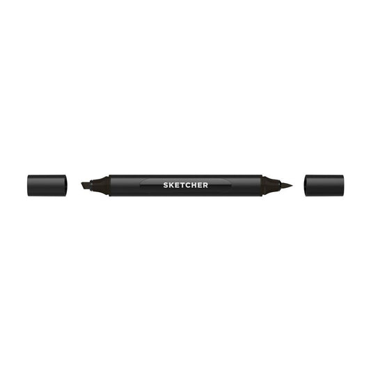 Molotow - Markers - Sketcher - Brush and Chisel - Black