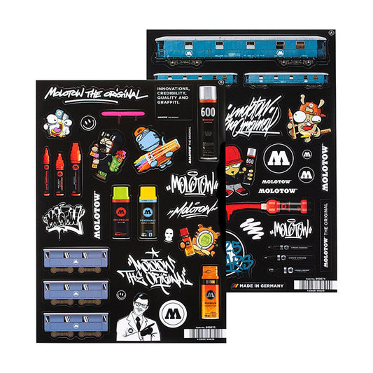 Molotow - Merchandise - Sticker Sheet Set (A + B)