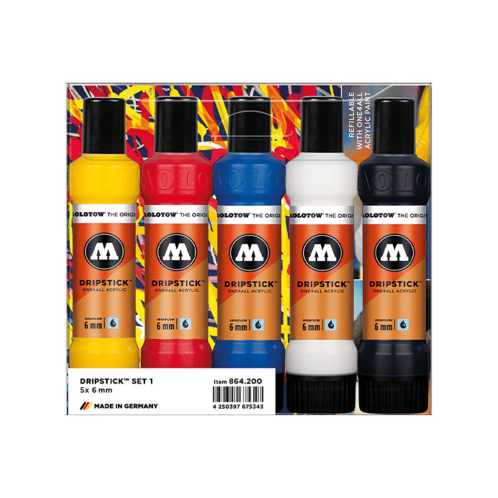 Molotow - Markers - Dripsticks - 860DS - One4All 30ml Dripstick 5Pcs. Set