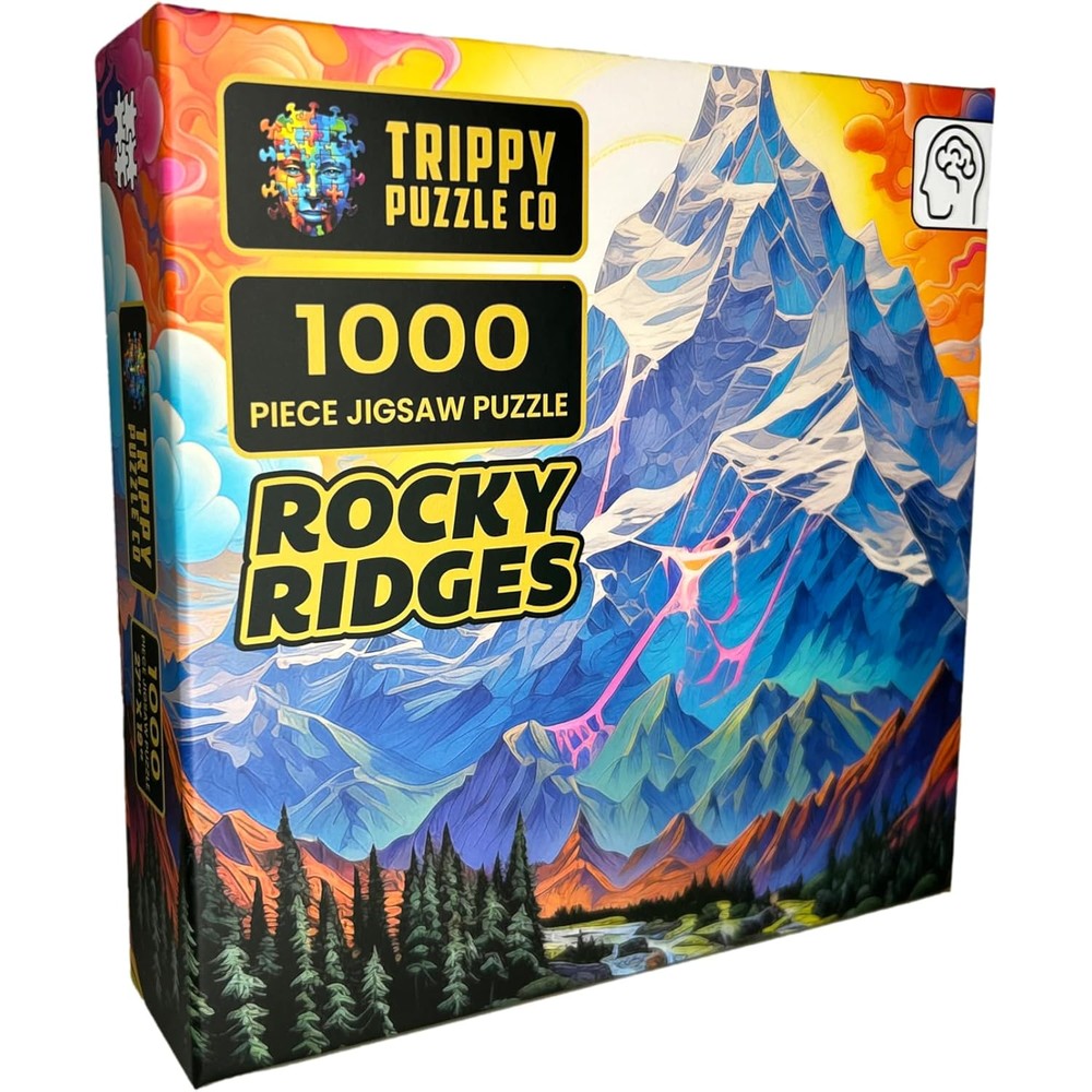 Puzzle - Trippy Puzzles - 1000 Piece Jigsaw Rocky Ridges