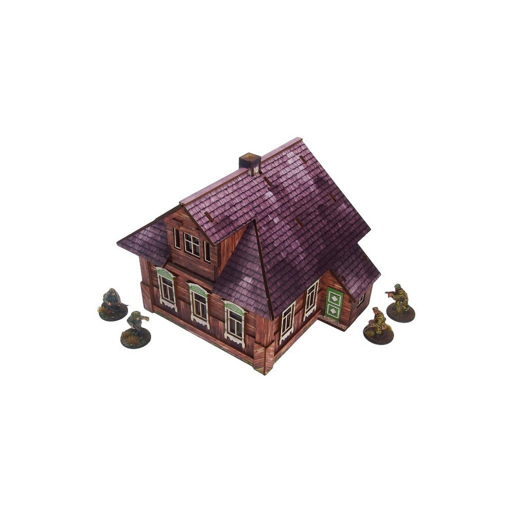 Micro Art Studio - WW2 Ostfront Village Forester's Dacha (1) PREPAINTED [28mm/1:56]