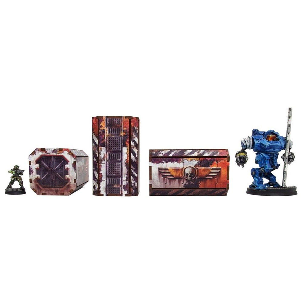 Micro Art Studio - Imperial Containers 1 (3) PREPAINTED [28mm/1:56]