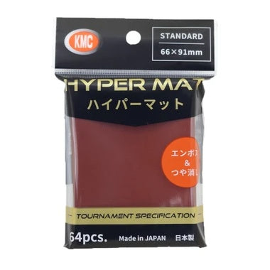 KMC: Sleeves Hyper MAT: Red