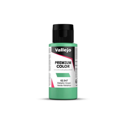 Vallejo - Premium Colour - Pearl & Metallics - Metallic Green 60ml