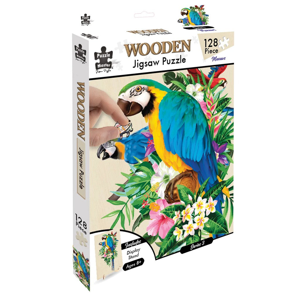 Puzzle - BMS - Macaws Wooden Jigsaw 127Pc