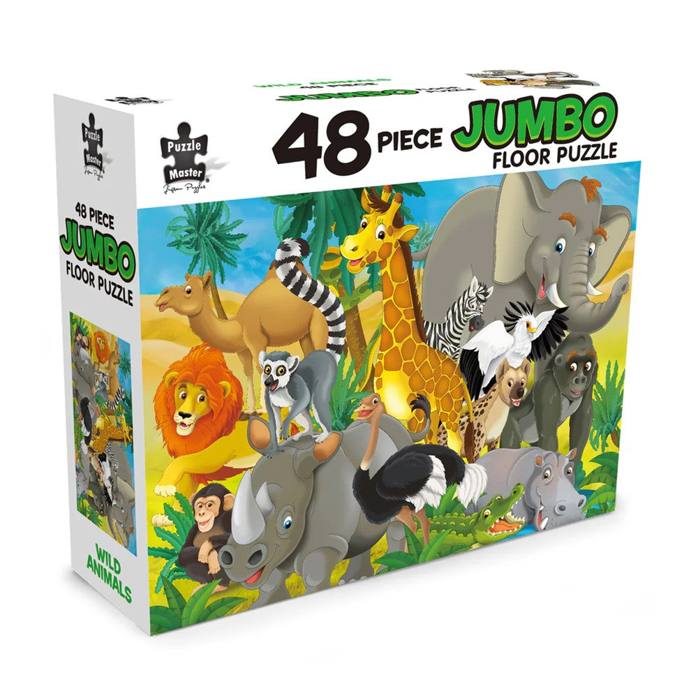 Puzzle - BMS - Wild Animals Floor Puzzle