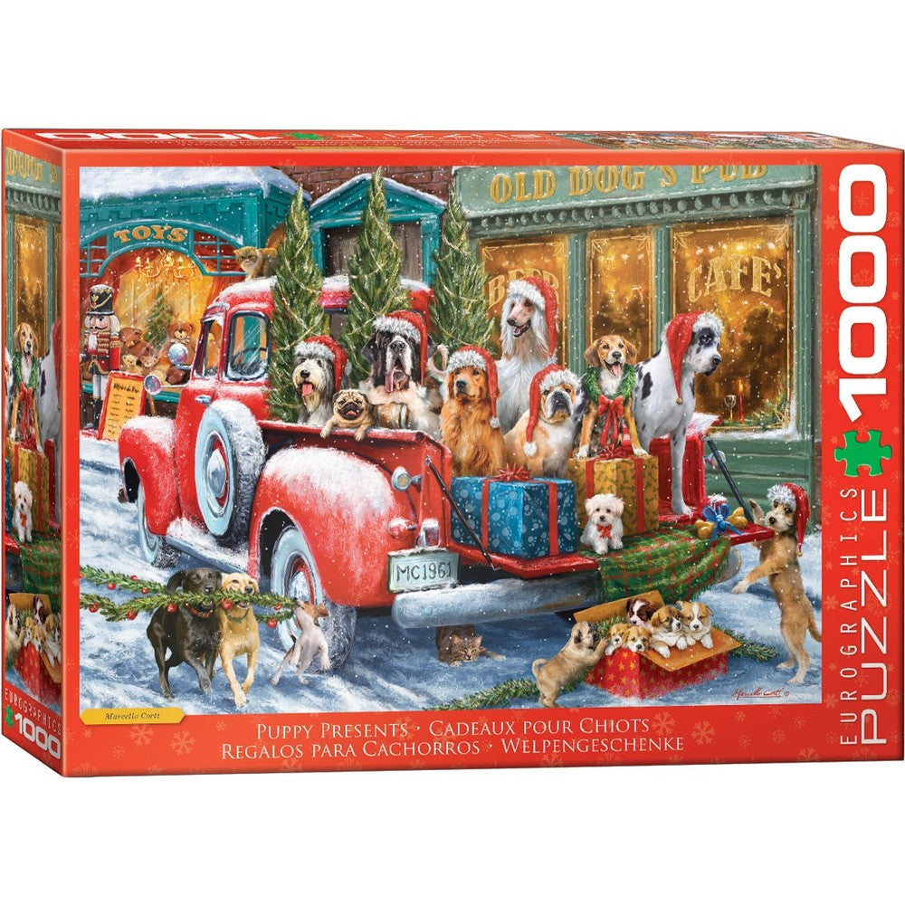 Puzzle - Eurographics - Puppy Presents 1000pc